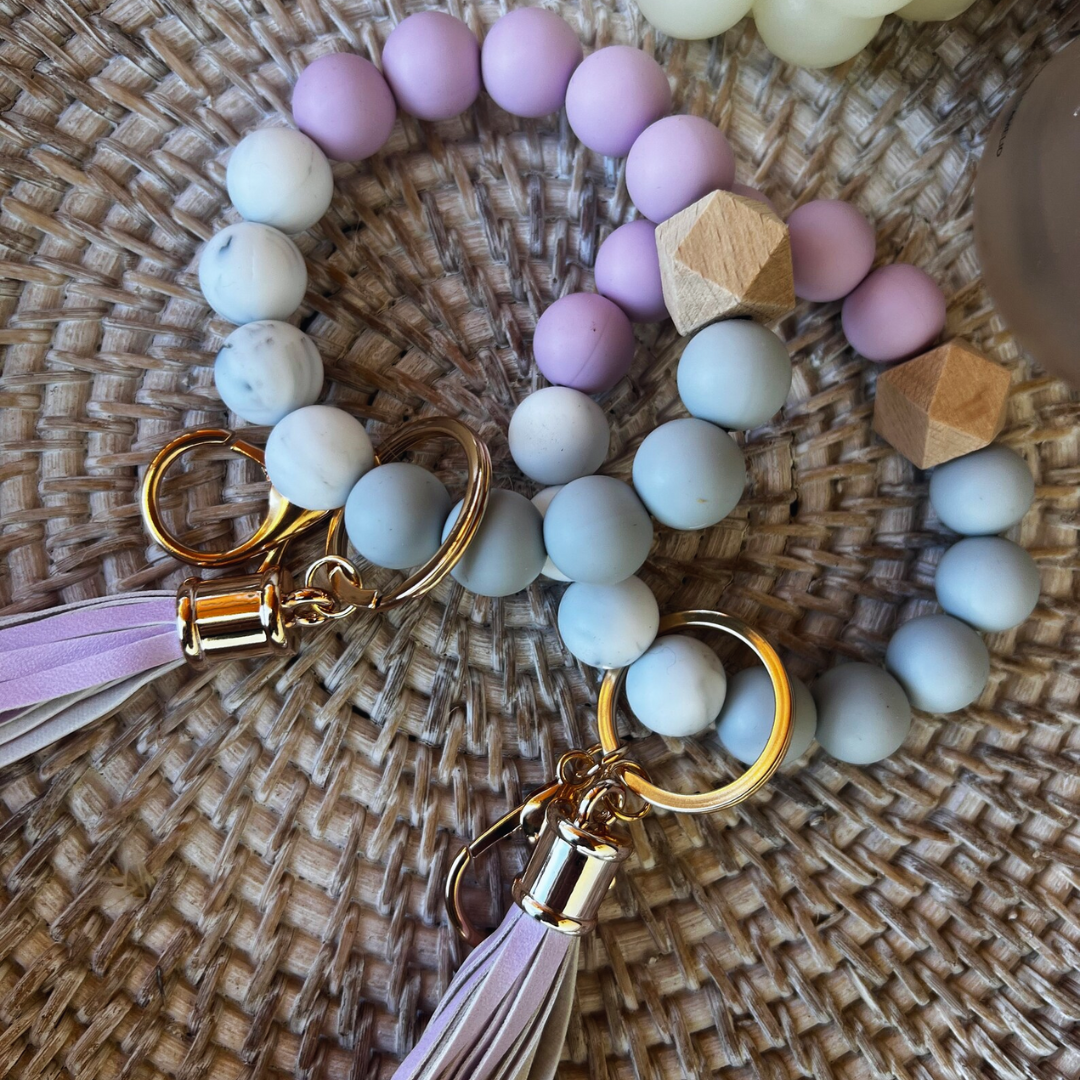 Purple Quartz Beaded Wristlet