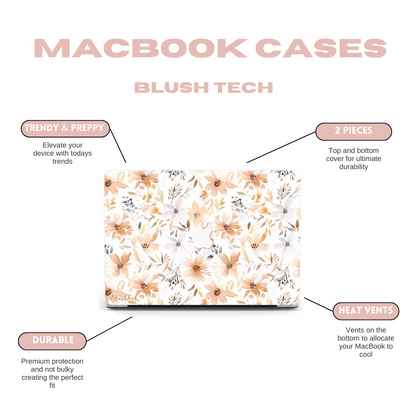 Boho Florals MacBook Case