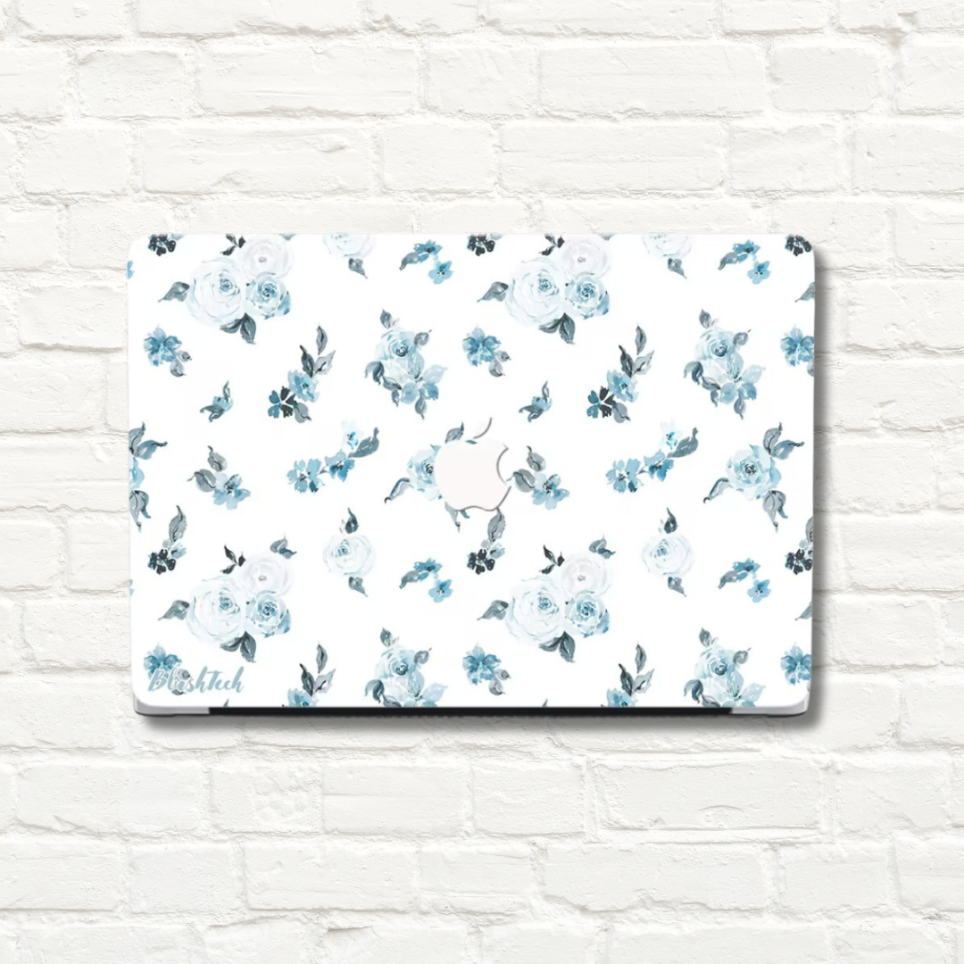 Bouquet Blues MacBook Case